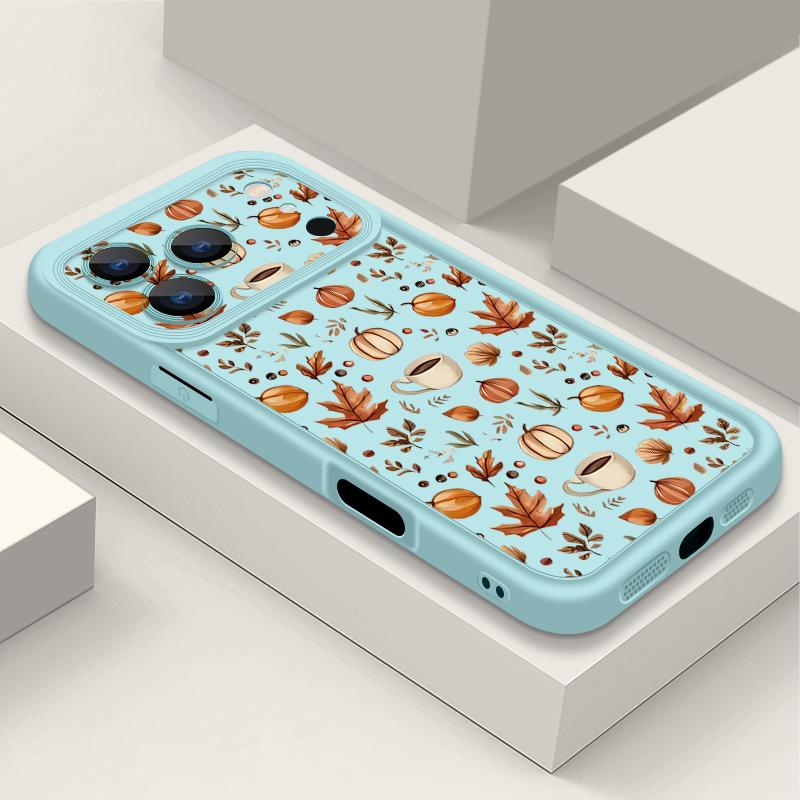 Mini Pumpkin Pattern Phone Case For iPhone 17 16e 15 16 Pro Max 14 16 Plus For iPhone Air 13 12 Pro Max 11 Soft Silicone Cover
