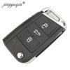 Jingyuqin 433MHz 5C/MQB49 Remote Car Key for VW T-Cross POLO 2019+ SKODA GOLF SEAT 2G6959752 /2G6959752D Keyless Fob Aftermarket
