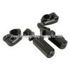 Universal Motorcycle Black Foot Pegs for 32mm (1.25”) Modification