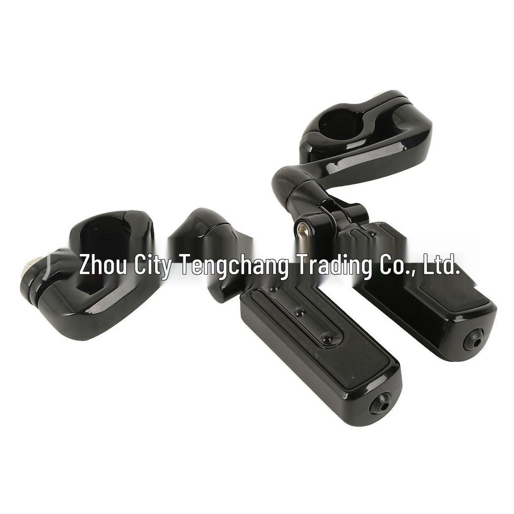 Universal Motorcycle Black Foot Pegs for 32mm (1.25”) Modification