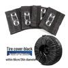 Car Spare Tire Protective Cover - Sunproof & Dustproof 190T Polyester Taffeta Storage Bag