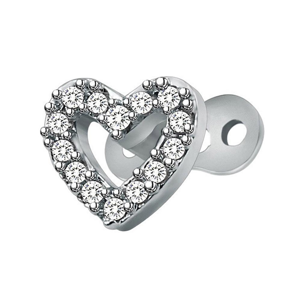 Set de Base y Top Dermal de Circonita Cúbica Brillante Acero Inoxidable de Grado Quirúrgico Joyería Corporal Accesorios para Piercings