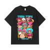275 GSM Washed T-shirts 100% Cotton One Piece V44 Chopper Chibis Print Unisex Heavy Cotton T Shirt