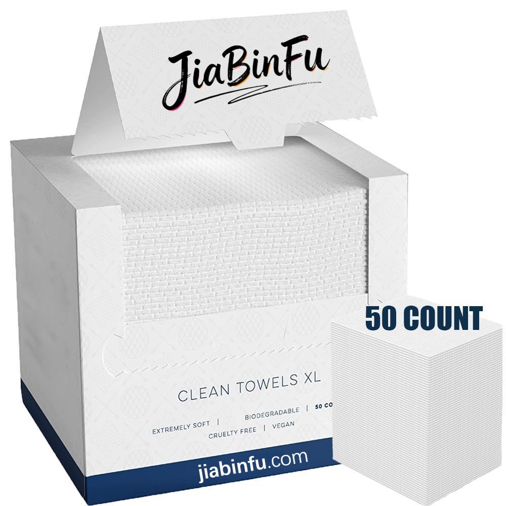 50-piece Single-use Facial Towel Box, Deeply Cleanses The Skin,Multi-purpose Wet-dry Dual-purpose Towel,Suitable for Facial Care 1pc