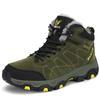 Qifeng Winter High-Top Mountaineering Shoes with Fleece Lining - Sizes 45, 46, 47