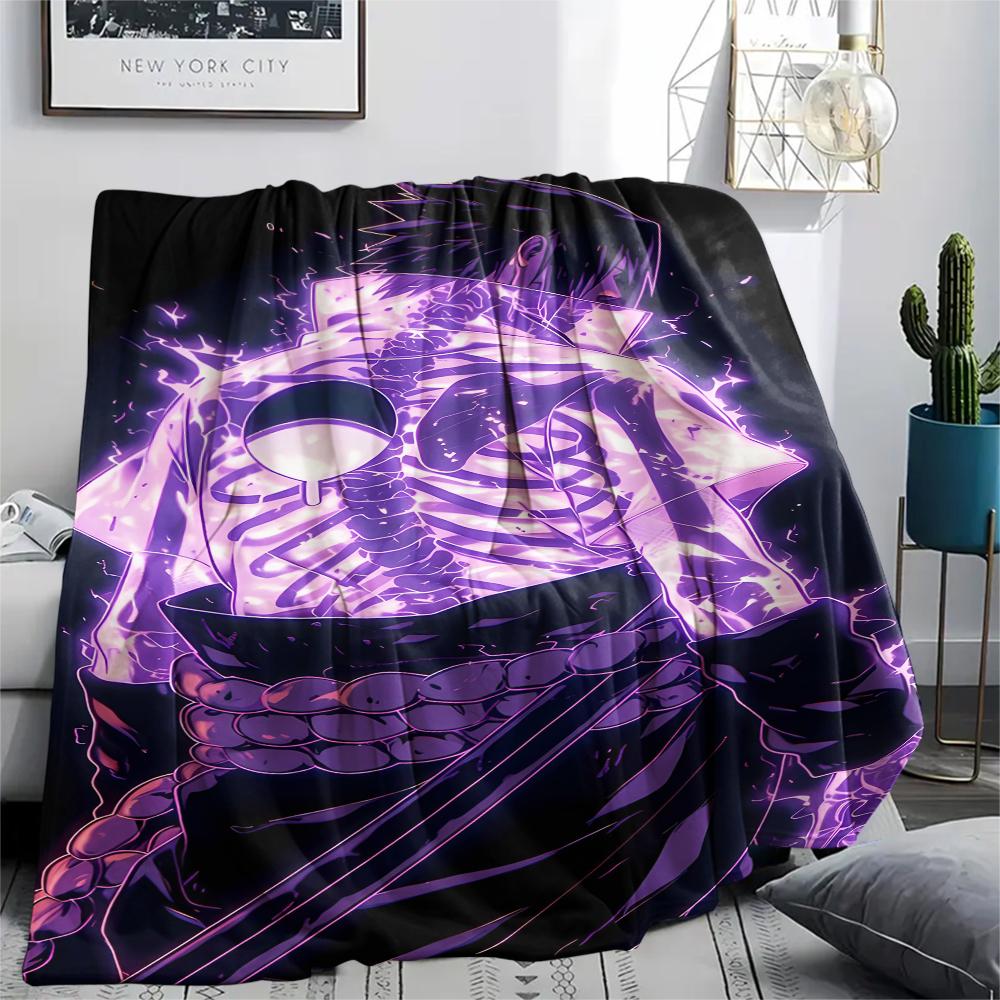 1Pc Cartoon Print Flannel Blanket, High Quality Comfortable for All Seasons, Home Decor, Warmth and Comfort, Perfect for Christmas Birthday Gift