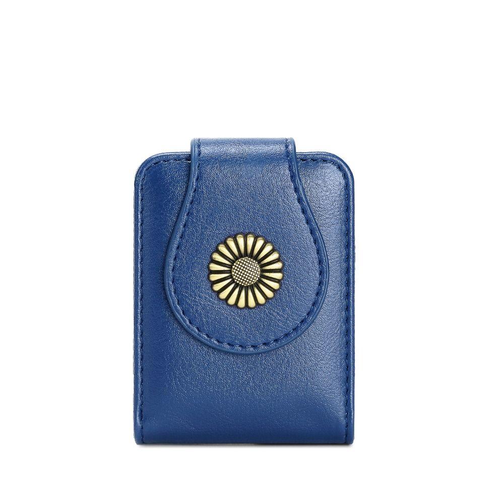 with Makeup Mirror Makeup Bag with Mirror PU Leather Portable Lipstick Organizer  Outdoor