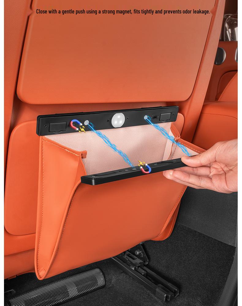 Kompatibel mit Ideal L6-L9/i6-i8 Auto-Magnetischer Müllsack für die Sitzlehne