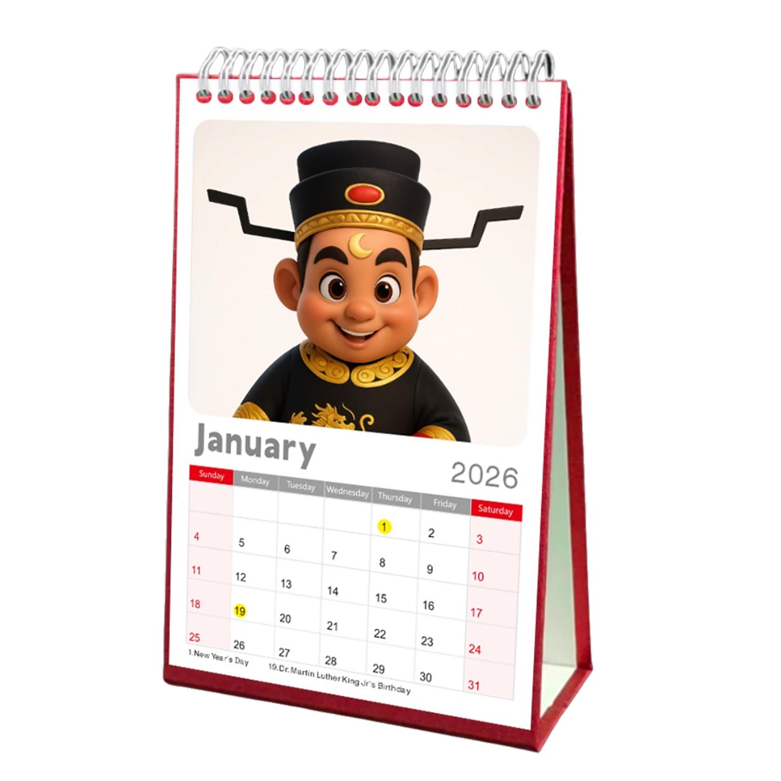 

Персонализированные Индивидуальные Креативные Настольные Календари Подарки Настольные Календари Украшения Подарки One Size красный