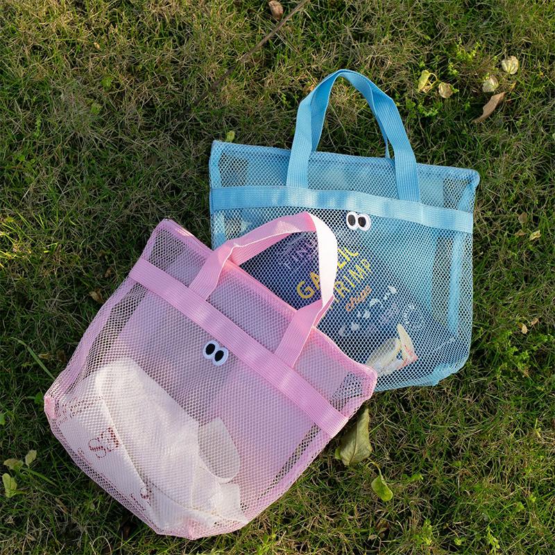 Big Eyes Beach Bag, Toiletry Bag, Large Capacity Cosmetic Storage Handbag, Shoulder Bag, Portable Handbag Storage Bag