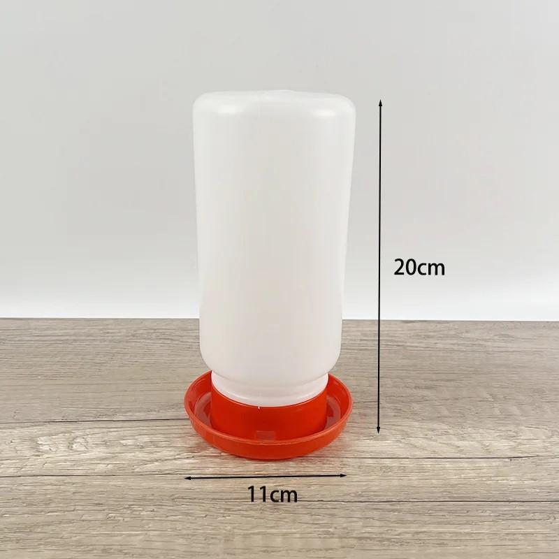 Automatic Chicken Feeder for Quail&Button Quail-Small Poultry Food Container Anti-Spill Design Portable Bird Feeder for Hens