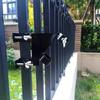Anti Rusts Aluminum Flag Brackets Outdoor Wall Mount Regulable Clamps Safe Rails Fence Installation