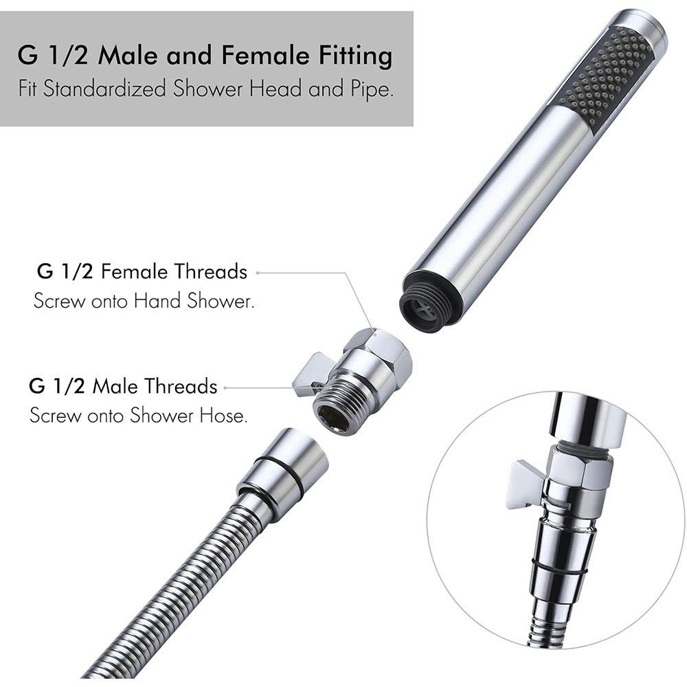 G1/2 Shower Flow Control Valve Brass Water Flow Control Valves New Diverter Valve Bidet Sprayer