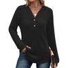 Elegant Casual Woman T-Shirt Fashion Loose T-Shirt Woman Temperament Long Sleeve T-Shirt Holiday Weekend