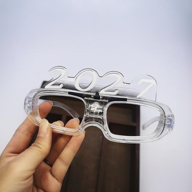 LED Light Up Glasses Multi Color Flashing Modes Bright Glow Effect Durable Frame for Outdoor Night Carnival Events