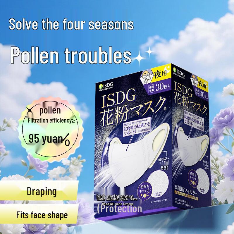

ISDG Lightweight Breathable Anti-Pollen Mask
