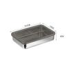 304 Stainless Steel Meat Fruit Fresh-keeping Box with Sealed Lid Fridge Organizer Food Storage Container Freezer Food Plates