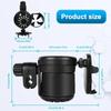 Pram Cup Holder with Phone Holder 3 In 1 Baby Stroller Storage Rack Universal 360° Rotating Drink Holder Bottle Holder for Pram