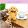 Pet Plush Dog Stuffed Toy Keychain With Soft Short Plush For Bags And Car Accessories