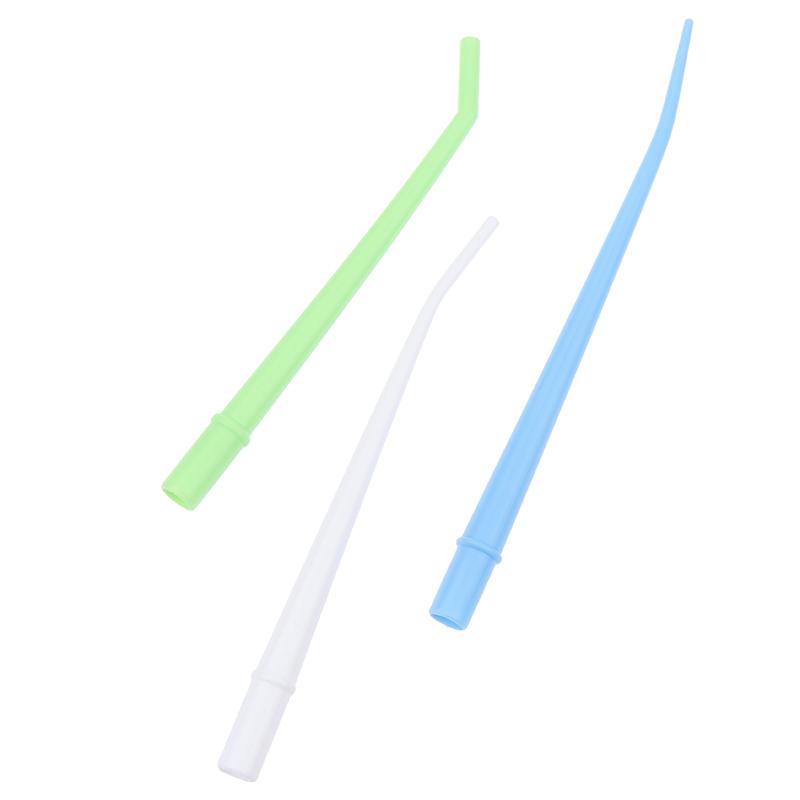 25Pcs Disposable Dental Saliva Ejector Surgical Suction Tips Long Slim Type Dentistry Clinic Strong Suction Tube Dentist Tools