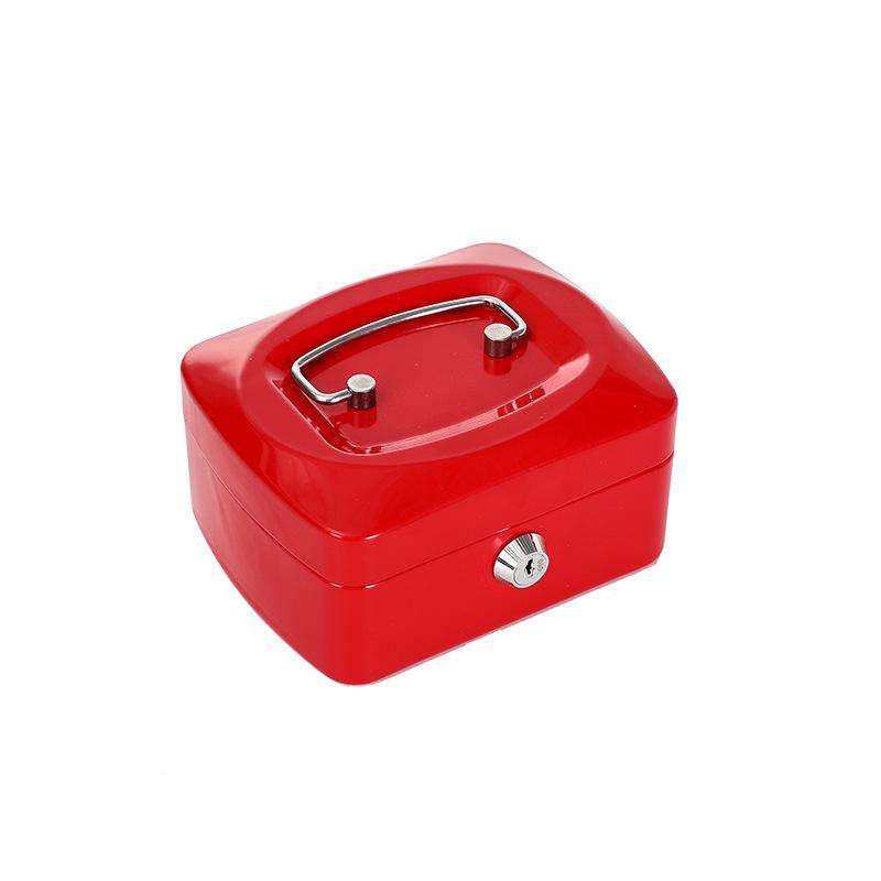 Portable Fireproof Lockable Safe: Small Password-Protected Metal Box for Money and Valuables