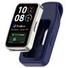 Steel Clip Silicone Case Anti-lost Replacement Buckle Holder Anti-Scratch Soft Protective Sleeve for Huawei Band 10 9 8