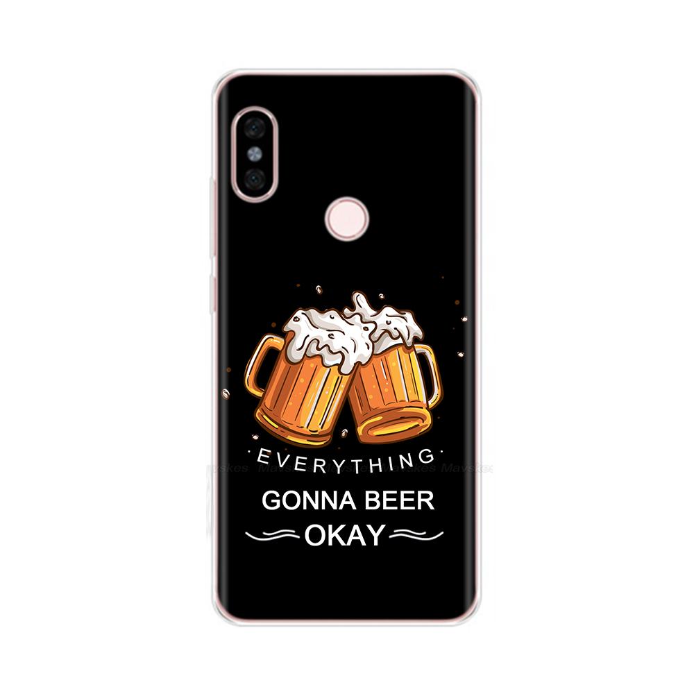 For Redmi Note 5 Note5 Pro Protective Shell Soft Silicone Phone Case Cartoon Painted Back Cover For Redmi Note 5 6 Pro Fundas