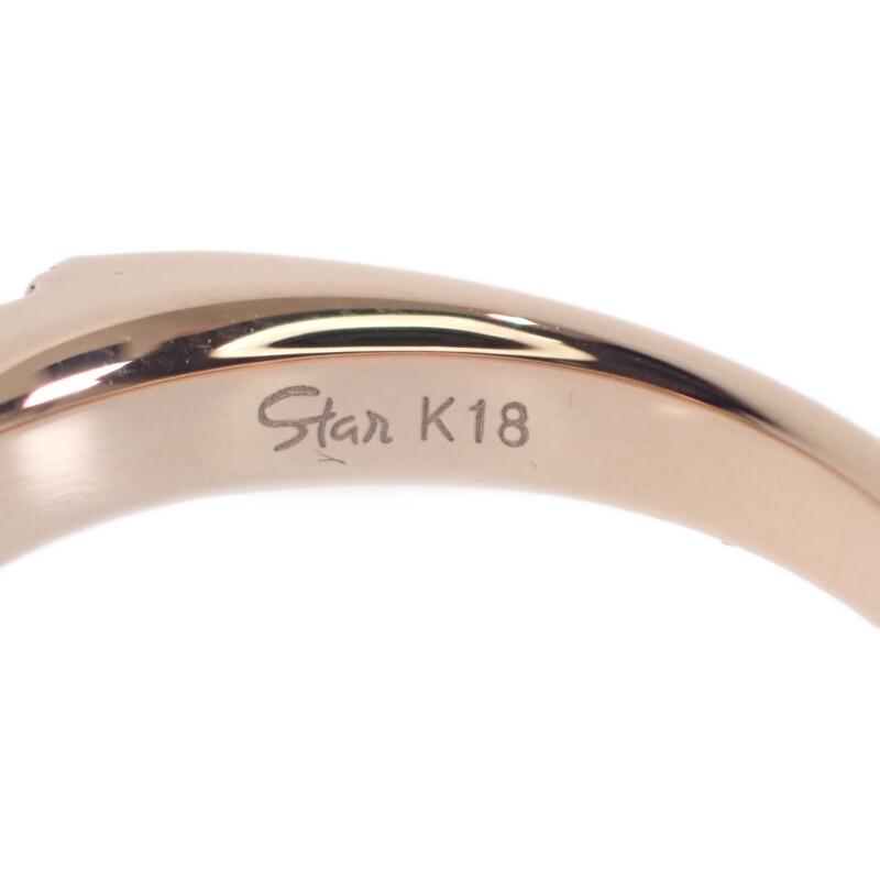 STAR JEWELRY  2PR0727 ring K18 Pink Gold Women