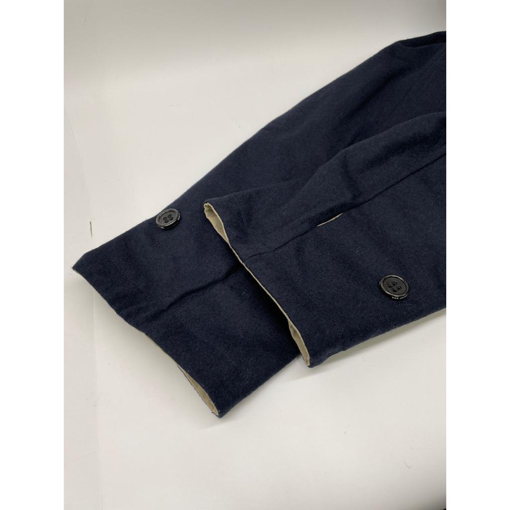VAN JACKET RW-77502 Beige x Navy reversible soutien collar coat coat L Beige x navyUsed