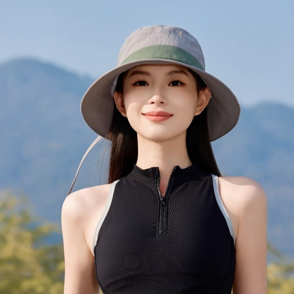 

Thin Fisherman Hat Bow Decoration Sunshade Basin Hat High Quality Sunscreen Hat Outdoor хакі