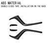 For mazda CX-60 CX60 CX-80 CX80 CX-90 CX90   2024 2025 ABS black Front Fog Lights Cover Head Headlights Lamp Stickers