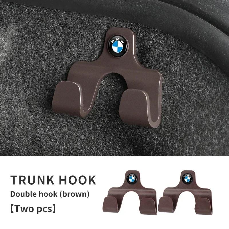-Ganchos de Almacenamiento para Maletero de Coche Organizador de Maletero para Sedán Automático Para BMW Serie 3 5 G30 G60 F10 F20 F22 F32 F33 F36 F06 G11 G70 F30 G20 G32