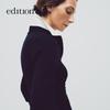 editionE+ 2025 Winter Half-Zip Wool Sweater