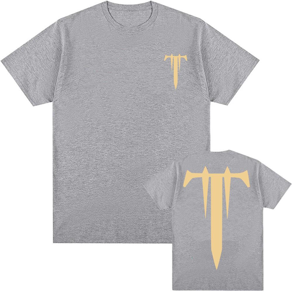 TRIVIUM Heavy Mental Band T-shirt Summer Cotton Hip Hop Streetwear Unisex Fashion Grunge Men Women Tshirts Loose Male T Shirt