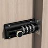 4-Digit Combination Lock Password Lock Sliding Bolt Door Lock Easy To Install