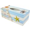 1pcs Sailboat Tissue Box Holder Wooden Napkin Storage Case For Living Room Bedroom Office Desktop Tissue Box Cover Container