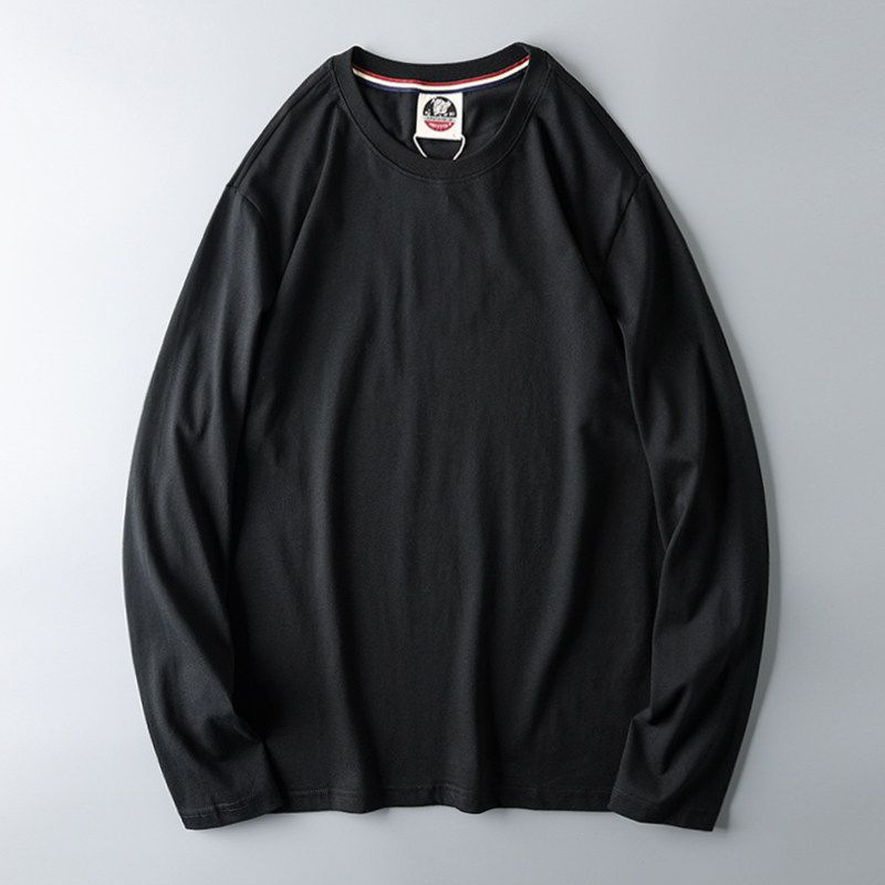 Fashion Brand Retro Cotton Foreign Trade Original Long-Sleeved T-shirt