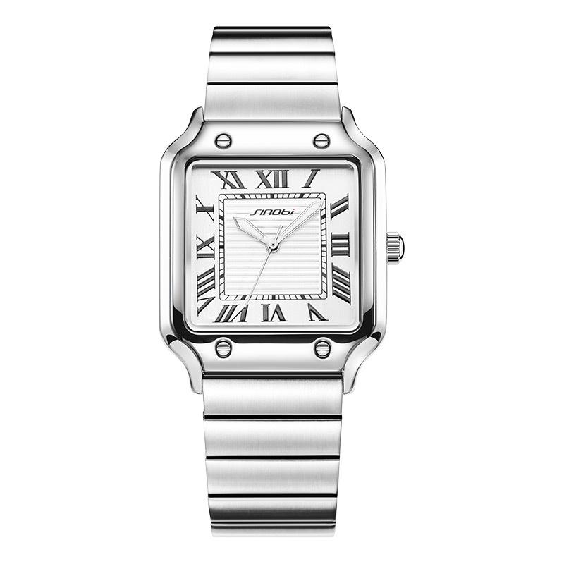Men S Watch Men S Business Roman Square Watch Luminous Waterproof Guangzhou Watch Quartz Watch Men S Watch