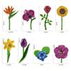 Realistic Childrens Animal Model Scene Decoration Set With Vibrant Sunflowers Daffodils And Roses