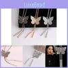 Fashionable Butterfly Pendant Necklace For Women Unique Alloy Design Chic Jewelry