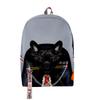 Classic Novelty Lovely French Bulldog School Bags Unisex 3D Print Oxford Waterproof Notebook multifunction Travel Backpacks