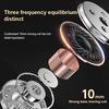 Transparent In-Ear Wired Earphone Subwoofer Stereo Bass Earbuds Sport Headset With Mic AVE