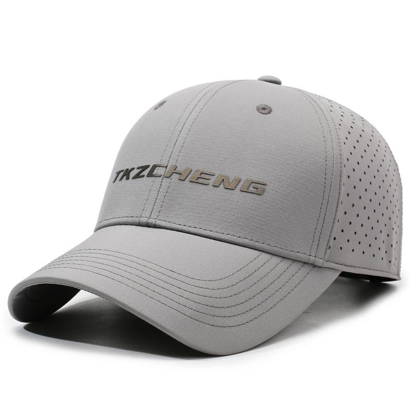 Men Letter Cap Outdoor Mesh Breathable Sun Hat Women Summer Quick Dry Thin Sunscreen Baseball Cap