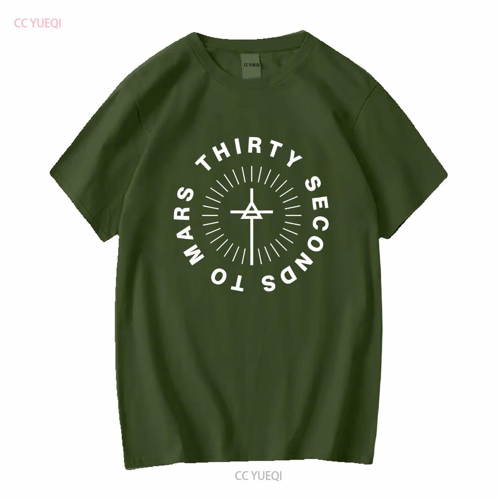 Thirty Second To Mars Active T Shirt Vintage Washed Top For Everyday Wear Designer Clothes Comfortable Homme Graphic Soft