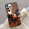 Autumu Chicken Big Rooster Phone Case Cover for iPhone 17 Air 16 16e 15 12 11 13 14 Pro Max Apple Plus Coque