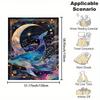 Whale in Starry Night Sky Print Flannel printed blanket suitable for all seasons suitable for living room office sofa and travel