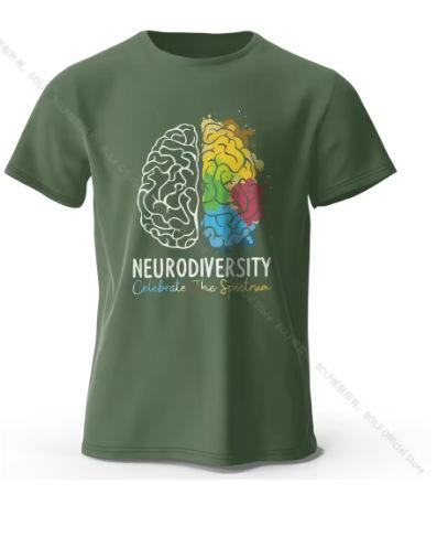 Creative Thinking Maps printed T-shirts, super soft round neck short-sleeved T-shirts for men and women