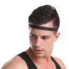 Banda pentru cap sport pentru bărbați și femei, curea elastică subțire pentru antrenament, cu cataramă reglabilă, banda de transpirație pentru alergare fotbal