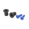 M5 Motorcycle    S Nuts Gaskets Set Aluminum Alloy Rubber Replacement for  