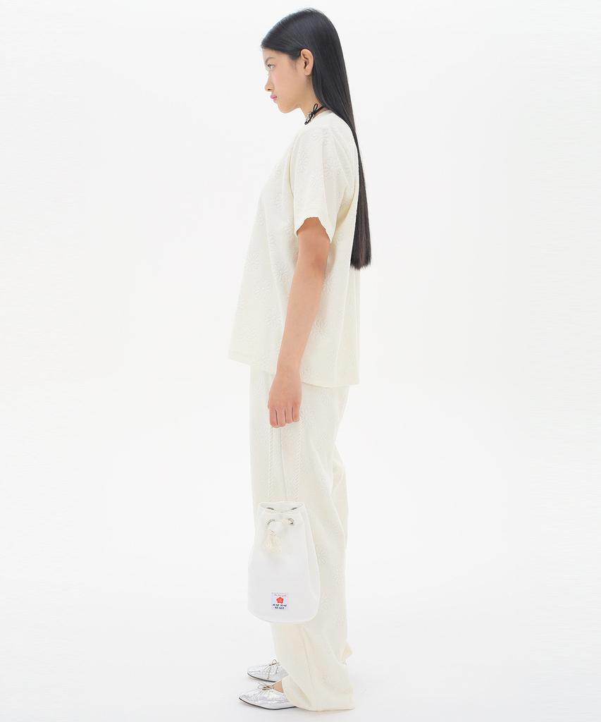 Junejune Space String Bucket Bag_Ivory